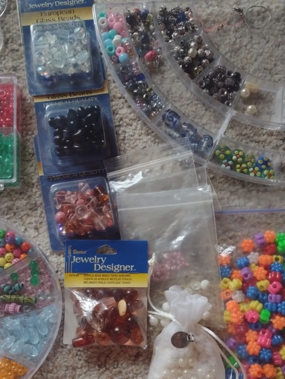 Beading and Jewelry Craft Kit - Assorted Colors